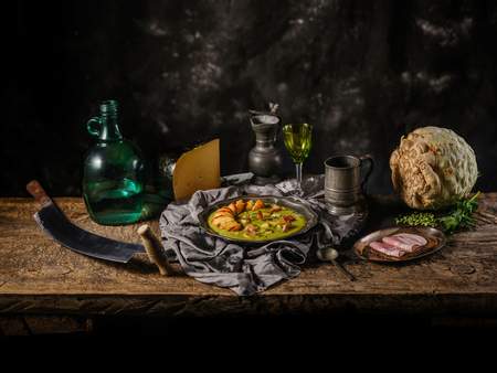 Erbsensuppe mit Cheesedogs  CheeseDog® - Vergeer Holland